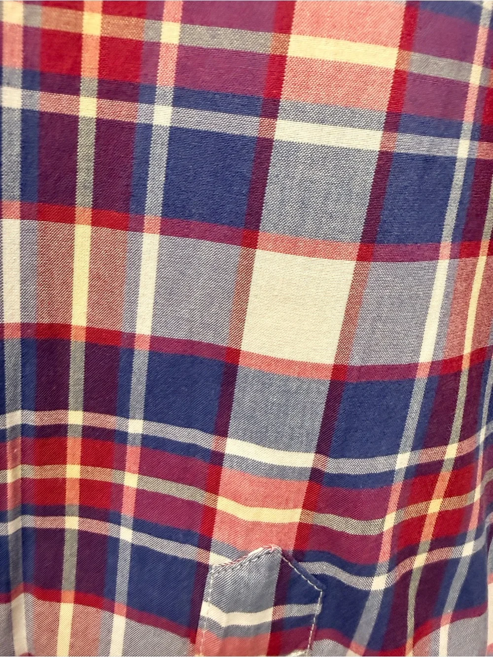 J. Crew Men’s Secret Wash  Plaid Button-Down Shirt